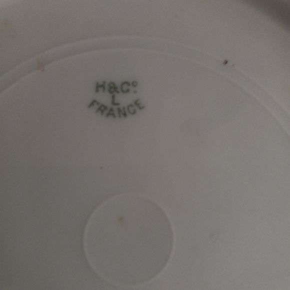 Beautiful H & C France brand, bone china plate - Picture 2 of 2